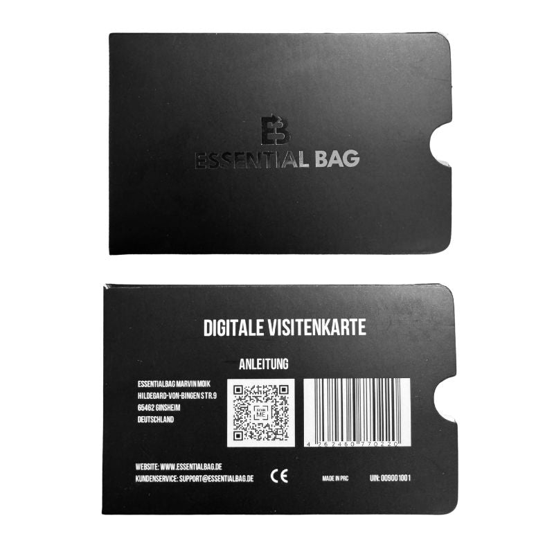 Digitale Visitenkarte mit NFC Tag
