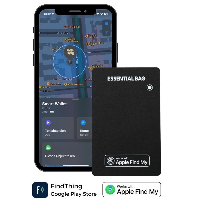 Tracker Karte iOS & Android - Essentialbag #anzahl_Einzeln